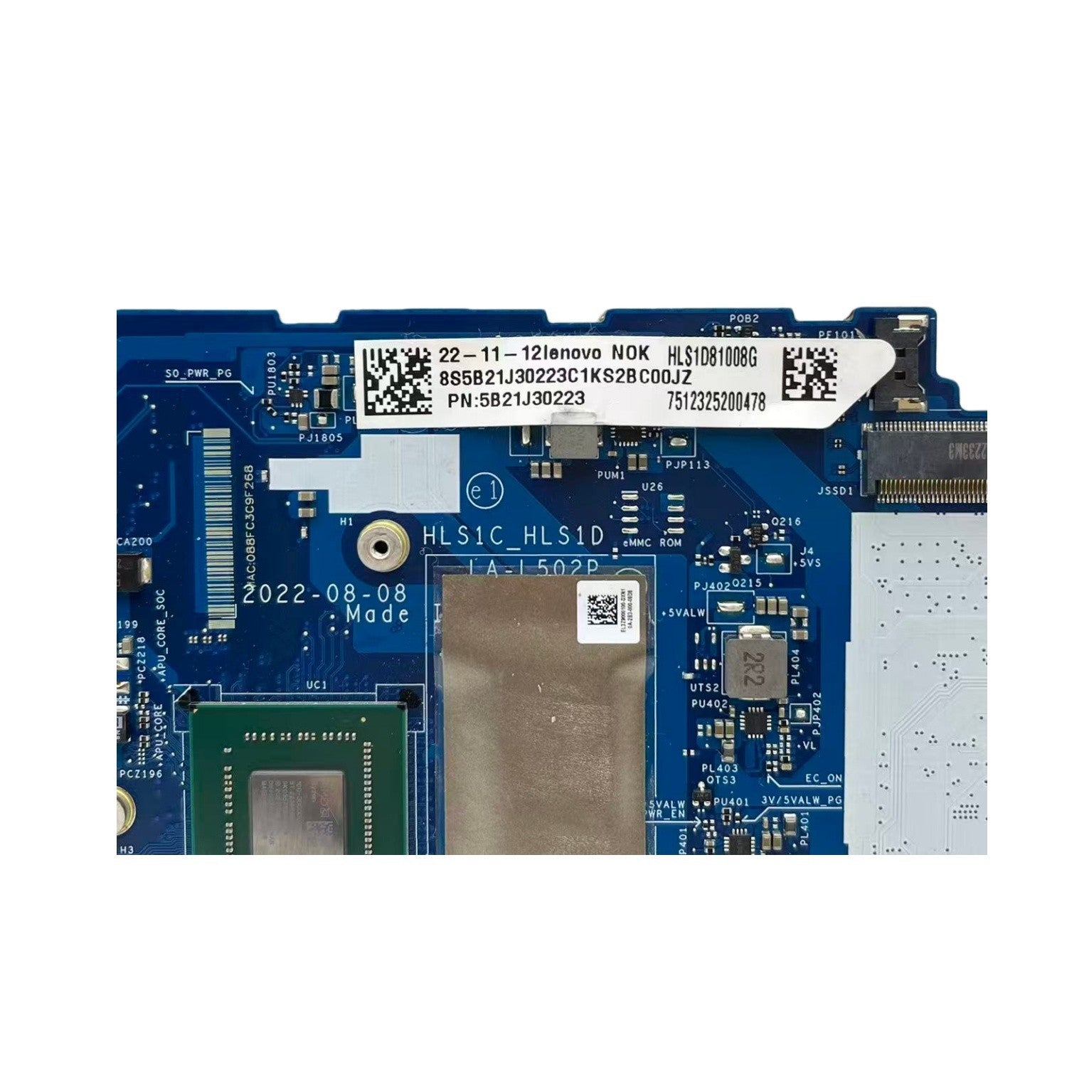 LA-L502P Lenovo IdeaPad 1 15AMN7 Motherboard R5-7520U CPU 8GB-RAM Replacement - Bighao-Era Laptop part