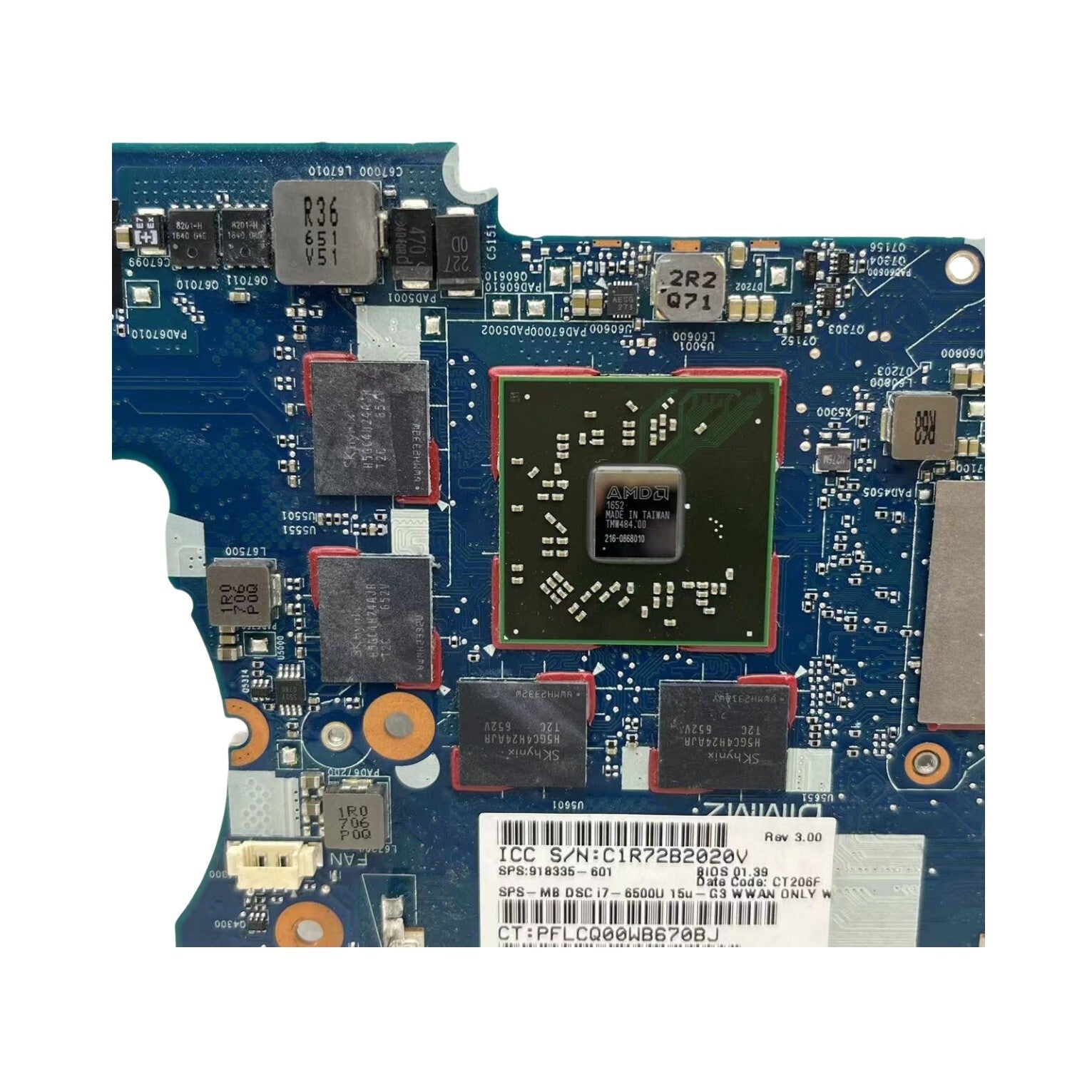 HP 850 G3 Motherboard 6050A2892401 with i7-6500 CPU and M350 2GB Graphics 839235-601 - Bighao-Era Laptop part