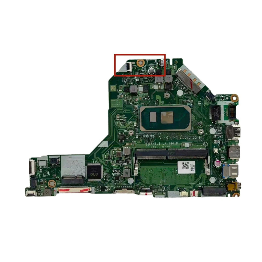 Acer Aspire A315-56 Motherboard LA-J801P NB.HS511.002 for i5 i7 CPUs - 4GB Upgrade - Bighao-Era Laptop part