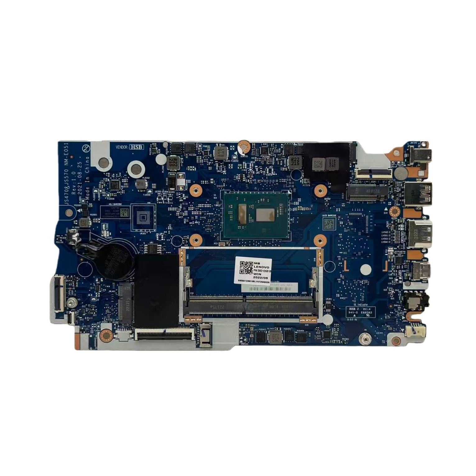 5B21D68105 Lenovo Ideapad 1 15IJL7 Laptop Motherboard Pentium N6000-CPU NM-E051 - Bighao-Era Laptop part