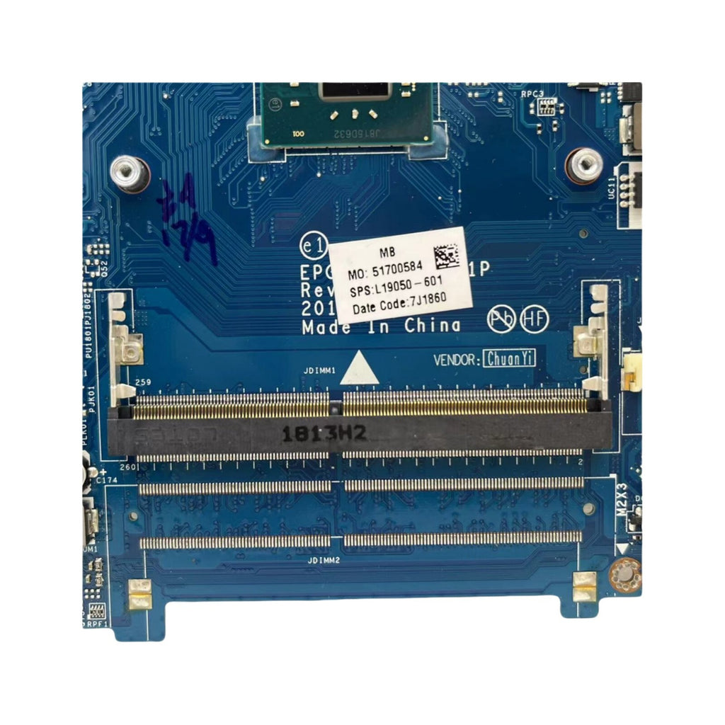HP 15-BS Laptop Motherboard LA-G121P with Pentium N5000 CPU EPG52 L19050-601 - Bighao-Era Laptop part