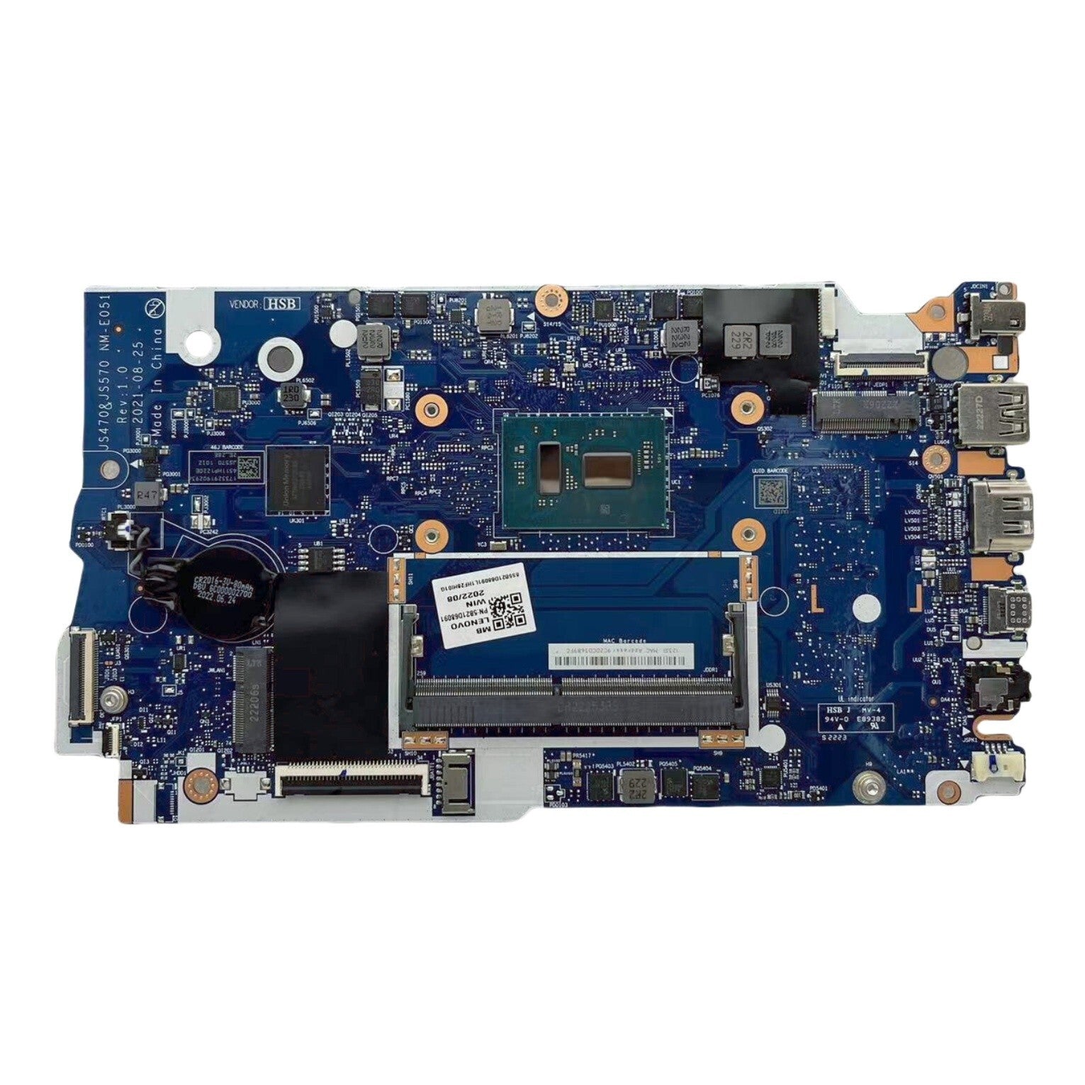 5B21D68091 Lenovo Ideapad 1 15IJL7 Laptop Motherboard N6000-CPU 4G/128G NM-E051 - Bighao-Era Laptop part