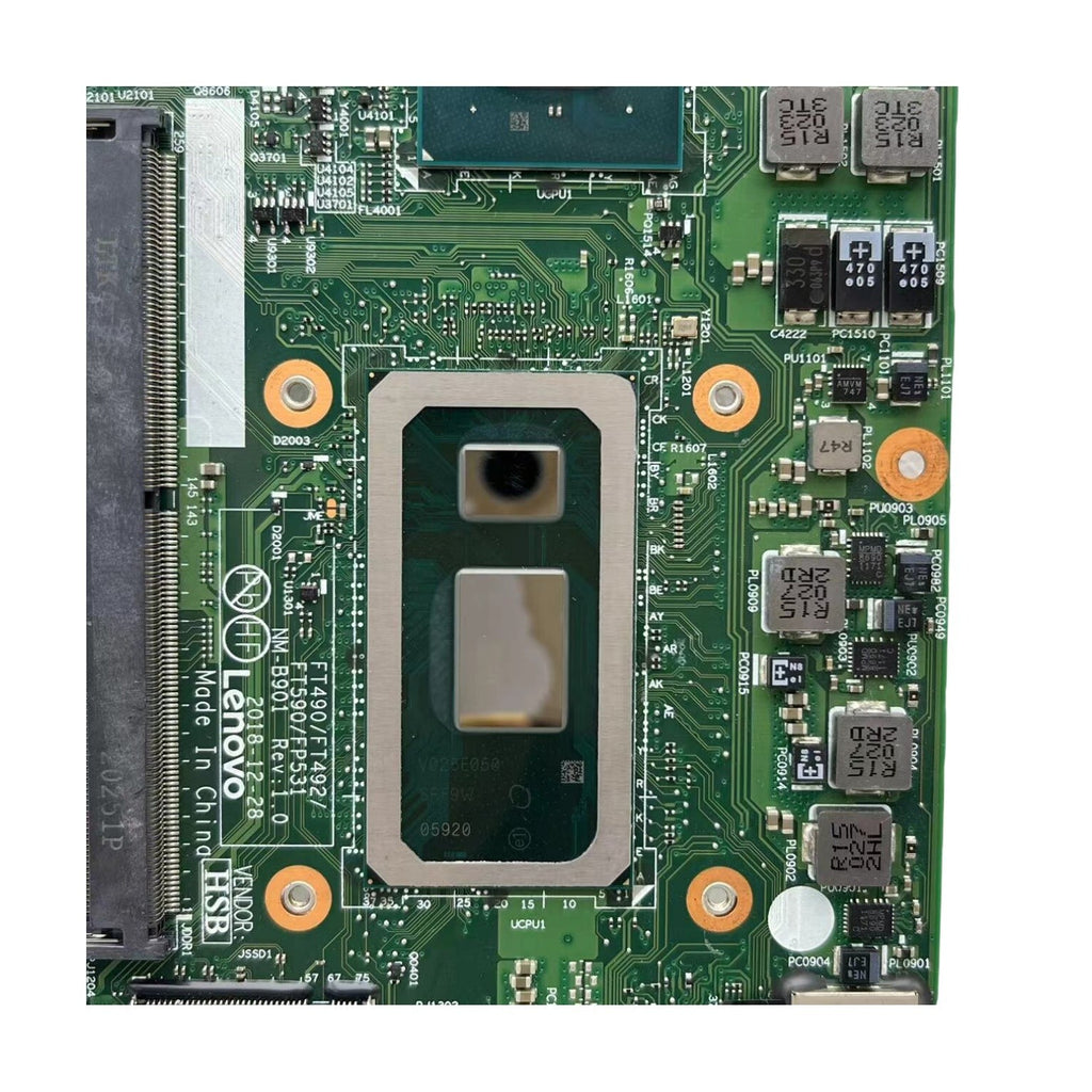 01YT443 For Lenovo Thinkpad P53s T590 Motherboard i7-8665U P520 2G 16GB NM-B901