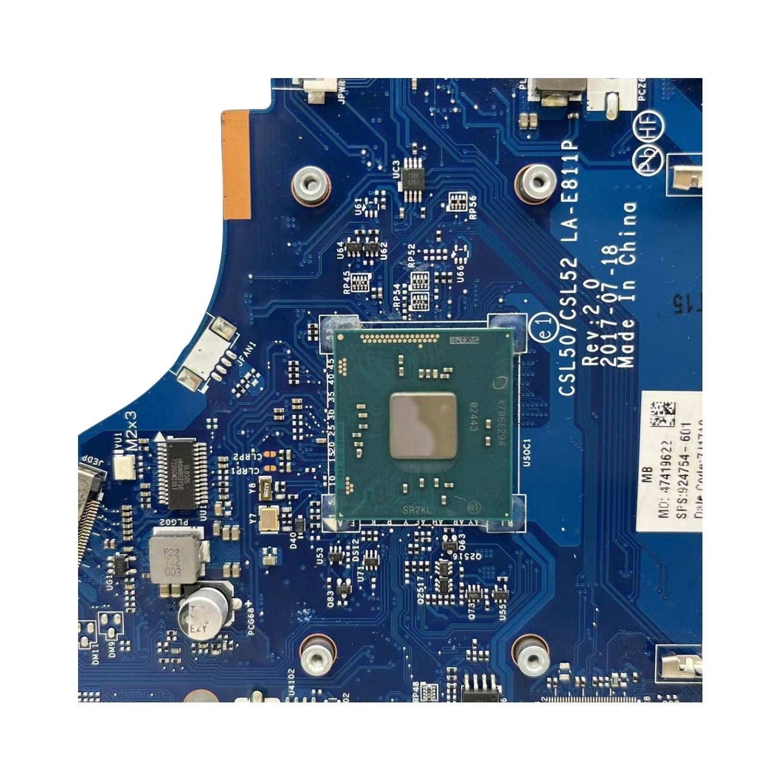 HP Pavilion 15-BS Laptop Motherboard LA-E811P N3710 924754-601 924754-001 - Bighao-Era Laptop part