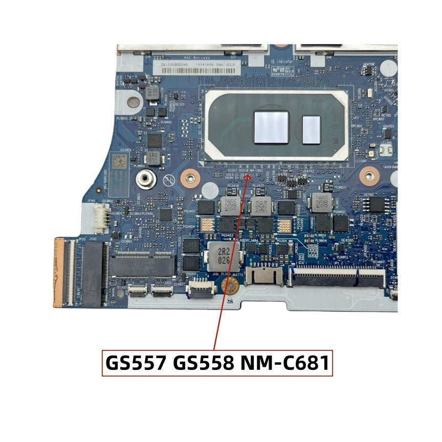 NM-C681 Lenovo IdeaPad 5-15IIL05 Motherboard i7-1065G7 16GB RAM MX350 2G GPU - Bighao-Era Laptop part