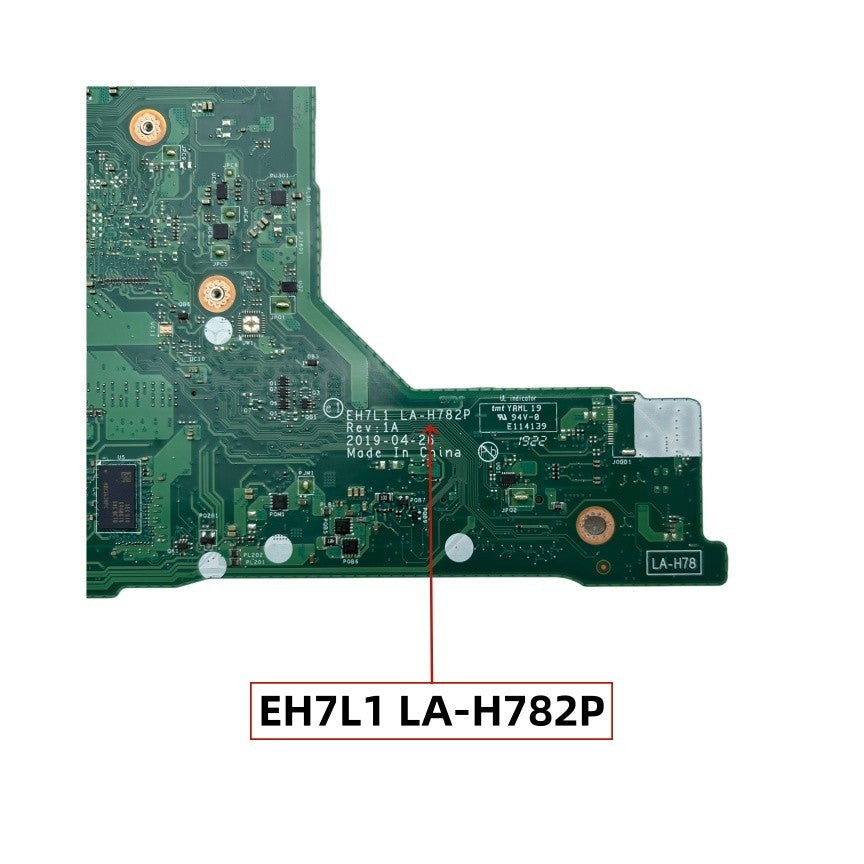 LA-H782P Acer Aspire A315-54K Motherboard i3-7020U 4GB-RAM NBHEE11002 - Bighao-Era Laptop part